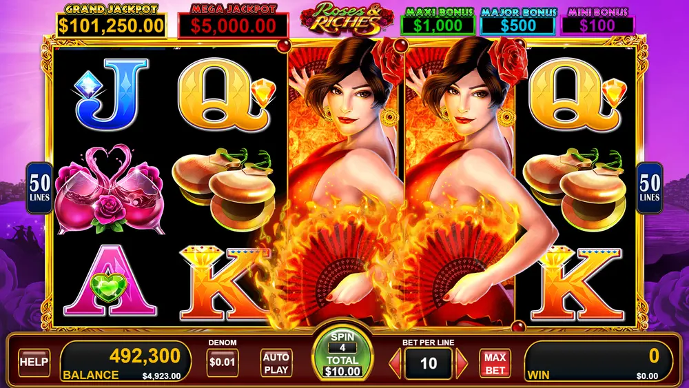 Bull Rush silver coin revealing the mega jackpot prize